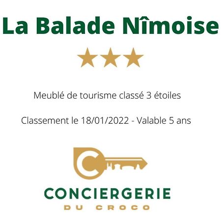 La Balade Nimoise Center Car Park Ac Apartment Nimes Exterior photo